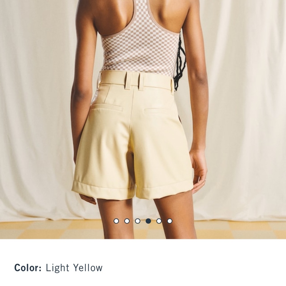 vegan tailored 6 inch shorts